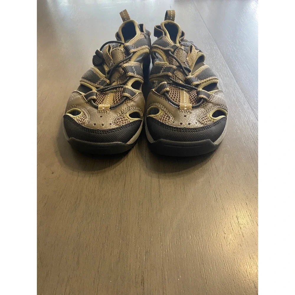 Abeo Danville Water Olive Mens Size‎ 7 Hiking Sandals Closed Toe Fisherman